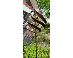 WINDMOLEN / SFEERBOL / TUINSTEKER /METAAL / TUINSTEKER / GEPOEDERCOAT / WINDSPINNER/