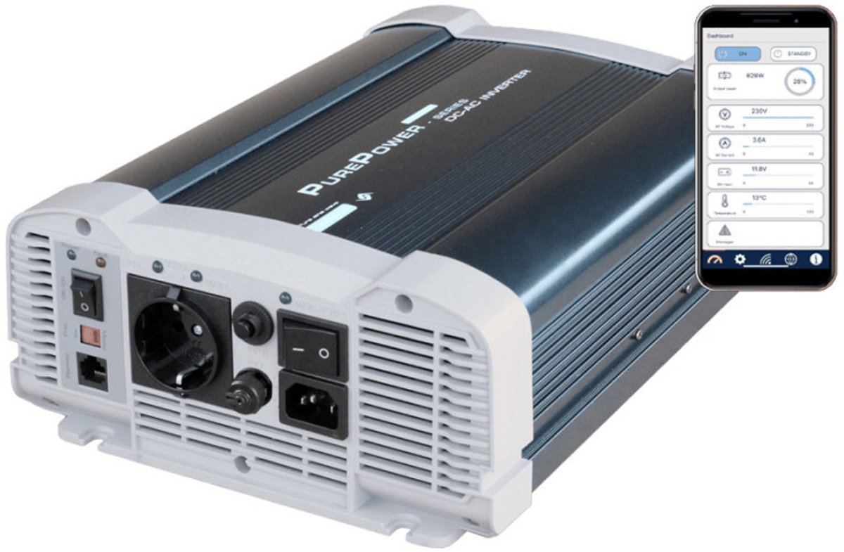 Xenteq PurePower zuivere sinus omvormer PPS 2000-212CP 2000W Switch series