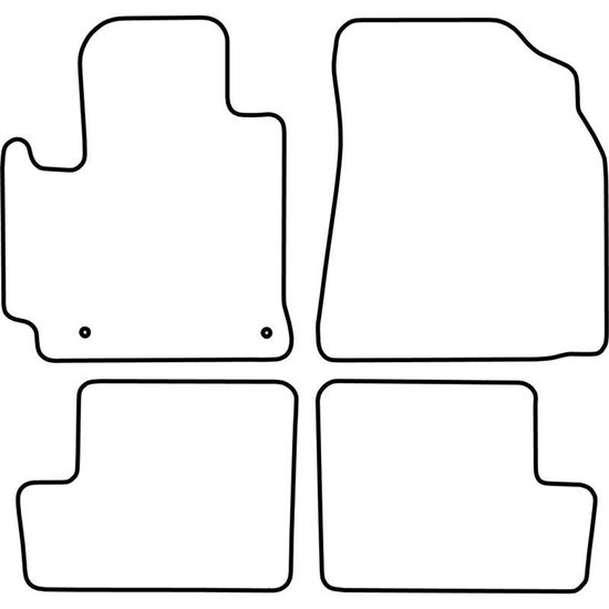 Gummi Automatten Toyota RAV4 3 türer (2000 - 2003