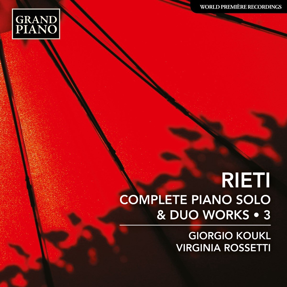Giorgio Koukl & Virginia Rossetti - Rieti: Complete Piano Solo & Duo Works, Vol. 3 (CD)