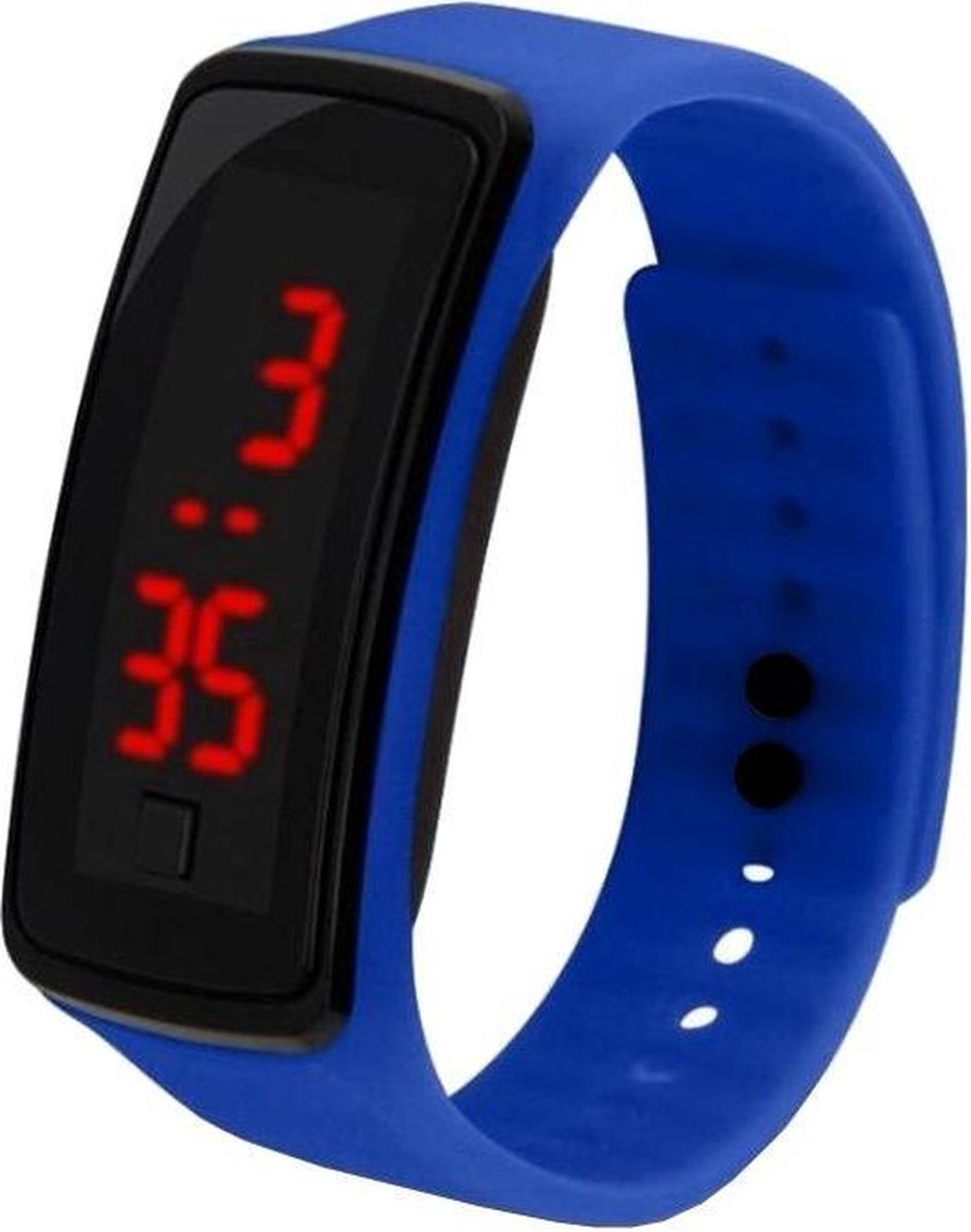 Fako Bijoux® - Kinderhorloge - LED Digital - Donkerblauw
