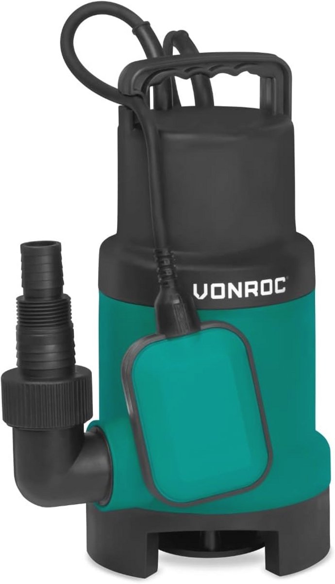 Dompelpomp voor Vuil- en Schoonwater - 900W - 16000 l/h - Ideaal voor Vijvers, Kelders en Zwembaden