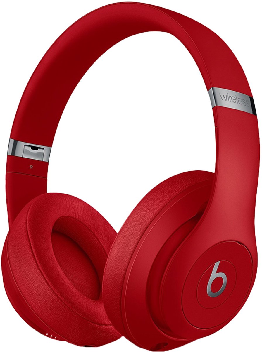 Beats Studio 3 - Draadloze over-ear koptelefoon - Zwart/Rood | bol