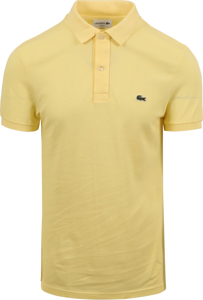 Lacoste Piqué Polo 4XL Heren Geel