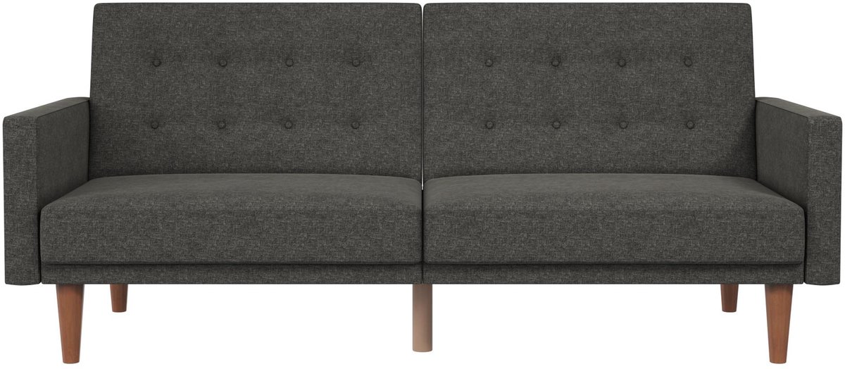 Notio Living Wimberly-Bank 3-zits - Grijs Linnen