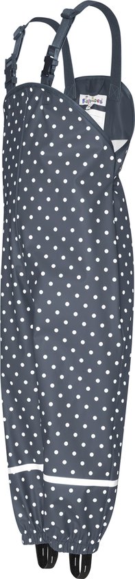 Playshoes Regentuinbroek voor kinderen, wind- en waterdichte modderbroek met fleecevoering, roze, 116 cm