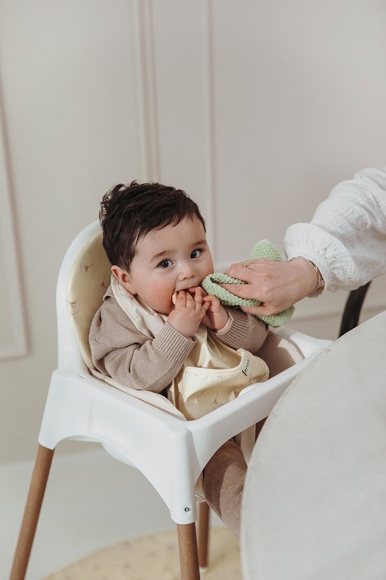 Meyco Baby Ginkgo stoelverkleiner - soft sand van Meyco — afbeelding 4