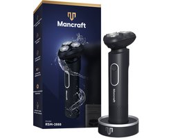 Mancraft 3 in 1 Scheerapparaat Mannen - Met Oplaadstation - Neus en Trimmer Opzetstuk