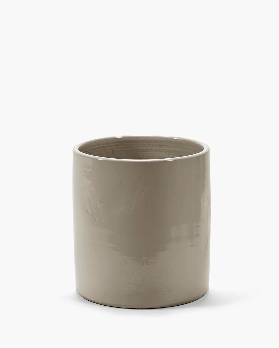 Serax Vincent Van Duysen Vaso bloempot D27cm H29cm grijs