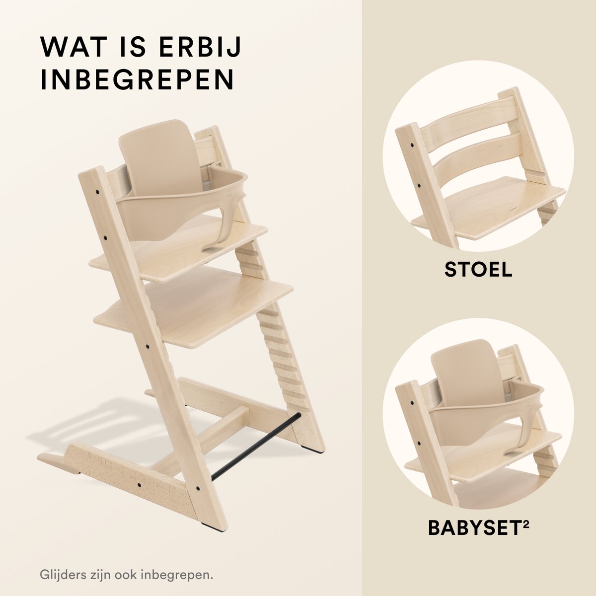 Stokke Tripp Trapp Bundle Stoel + Babyset - Natural thumbnail 6