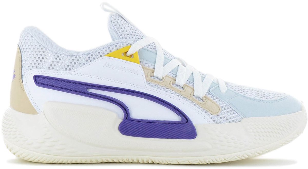 Puma Court Rider Chaos Slash Heren Sneakers Basketbal Schoenen 378052-05 Wit
