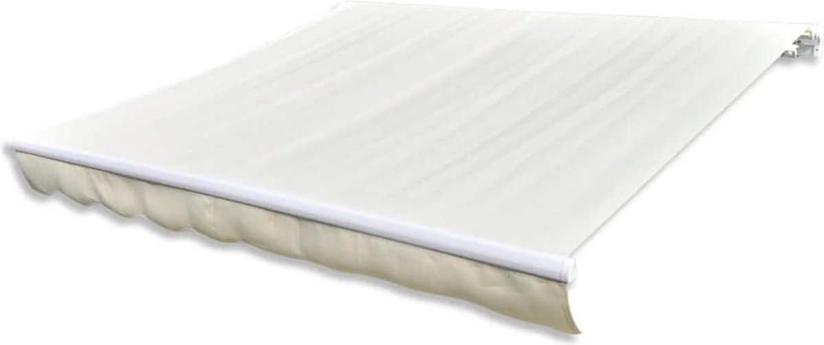 Bol.com vidaXL - Luifeldoek - 5x3 - m - canvas - crème aanbieding