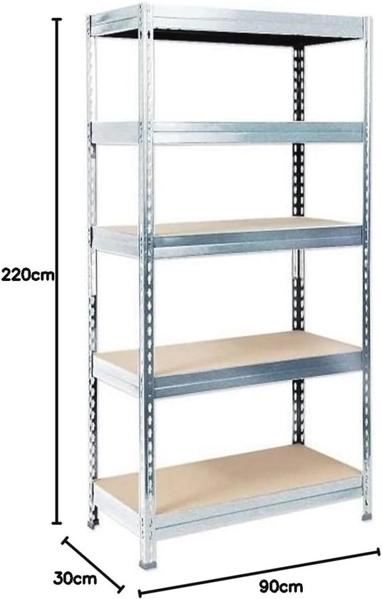 Een Rek Rek voor zware lasten - Steekrek en Kelderrek tot 1250 kg - Snelle ...