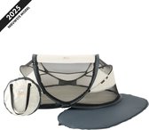 Deryan Baby Luxe Campingbedje – Inclusief zelfopblaasbare matras - Cream