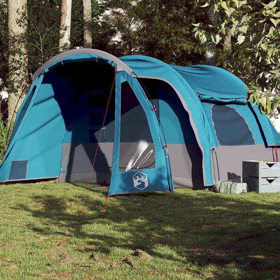 vidaXL - Kampeertent - 6-persoons - waterdicht - blauw van Vidaxl — afbeelding 5