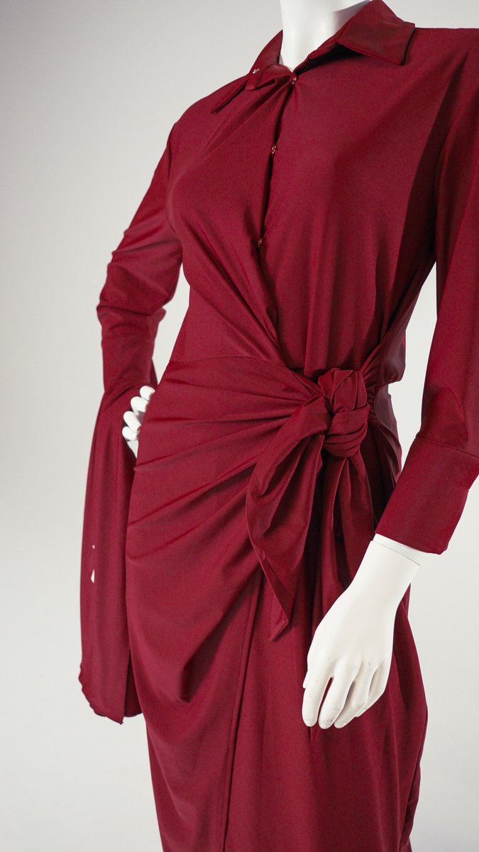 Zayna swimwear- noya overslag-burkini - bordeaux- Maat S- 126 cm lang- droogt snel