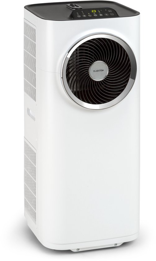 Klarstein mobiele airconditioner met luchtafvoerslang, 5-in-1 airconditioner, ventilator, luchtontvochtiger, luchtreiniger & nachtmodus, app-bediening, kleine & draagbare airconditioner voor thuis & op kantoor, 12000 BTU