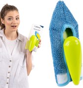 Unyqoos® Compacte en opvouwbare mini-mop voor efficiënte reiniging van Unyqoos® Compacte en opvouwbare mini-mop voor efficiënte reiniging van