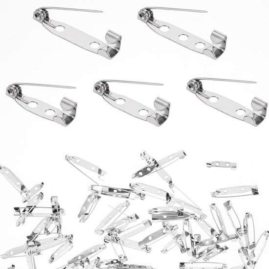 Brochenaalden 100 stuks brochenaalden 20 mm veiligheidsspeld brochenaalden pennen voor doe-het-zelf handwerk, ambachtelijke veiligheidsspelden, voor sieraden en handwerk