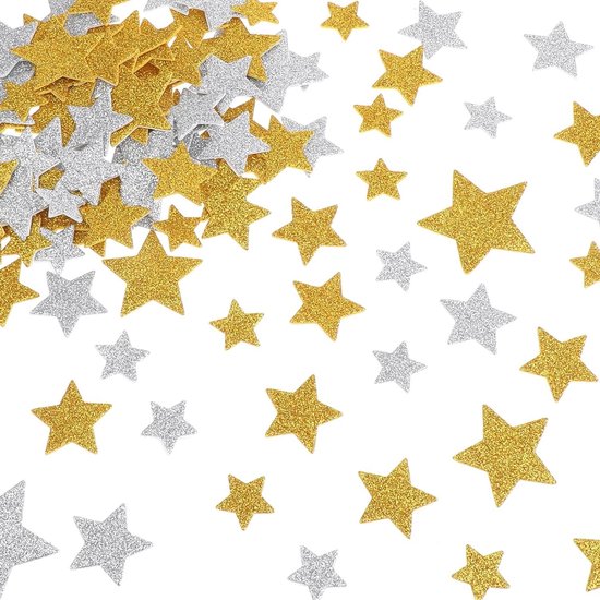 CHRORINE 350 stuks schuim hart stickers Valentijnsdag glitter zelfklevende stickers hartvormen kleurrijke sticker voor Valentijnsdag