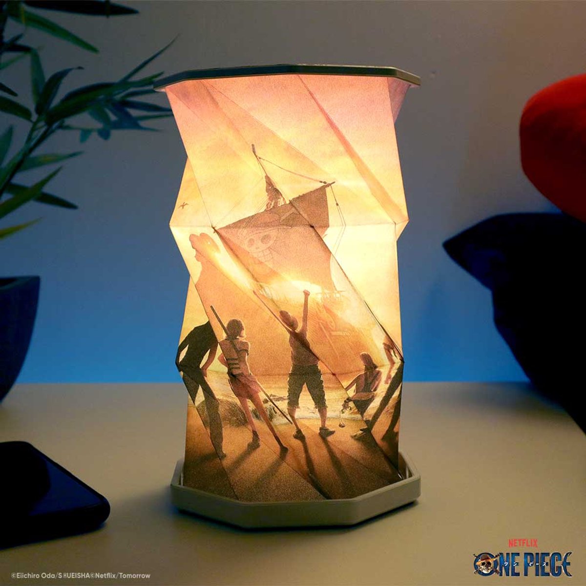 One Piece LED lamp USB-C - dimbaar, opvouwbaar design thumbnail 2