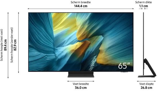 Samsung QE65S95F - 65 inch - 4K QD-OLED - 2025
