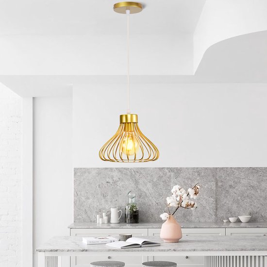 Hanglampen Industriële Slaapkamer Hanglamp Moderne Plafondlamp E27 Kroonluchter Voor Woonkamer Binnen Goud Hanglampen Industriële Slaapkamer Hanglamp Moderne Plafondlamp E27 Kroonluchter Voor Woonkamer Binnen Goud