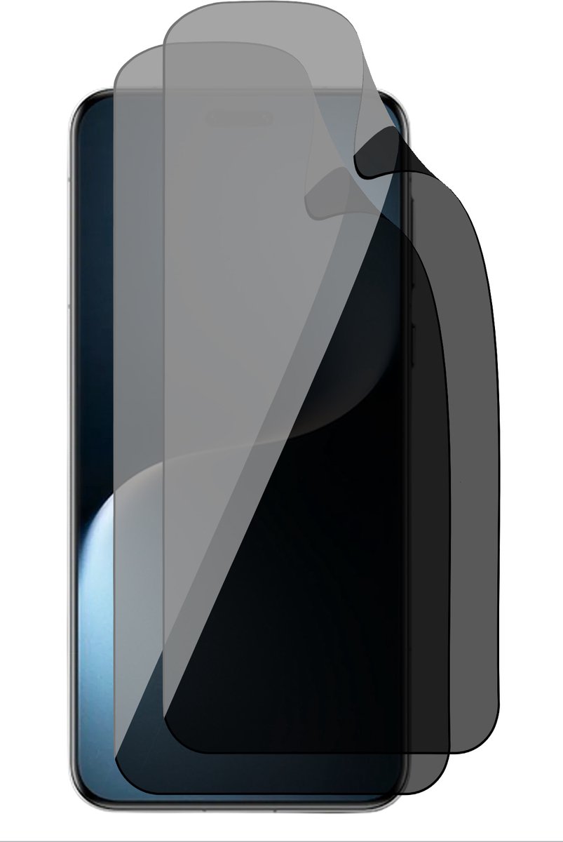 Privacy Screenprotector geschikt voor Honor Magic 7 Pro - 2x FlexGuard Screen Protector