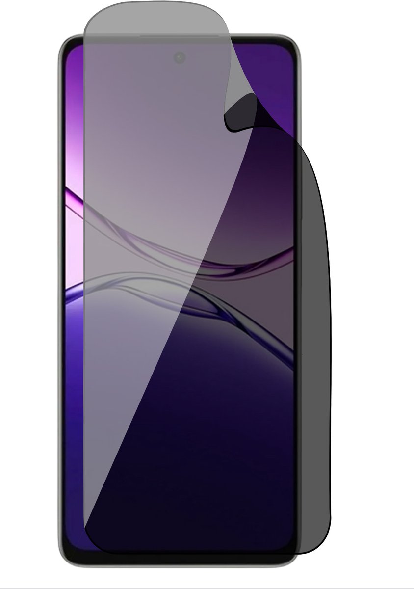 Privacy Screenprotector geschikt voor Oppo A5 Pro 5G - 1x FlexGuard Screen Protector