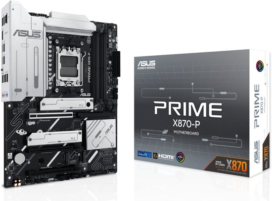 ASUS Prime X870-P - Moederbord - Socket AM5 - ATX - AMD X870 chipset