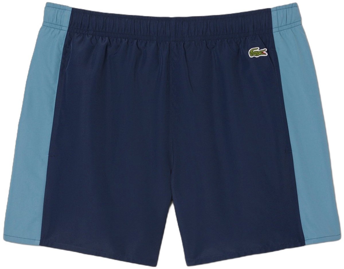 Lacoste Zwemshort Heren Zwembroek Colorblock Donkerblauw
