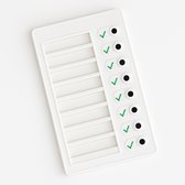 To Do List Bordje - Takenbord - Handige Taakjes Bordje - To Do Bord - 14x20cm - Checklist Bord - Dagelijkse Planner - Handige Karweitjes Bordje - Herbruikbaar