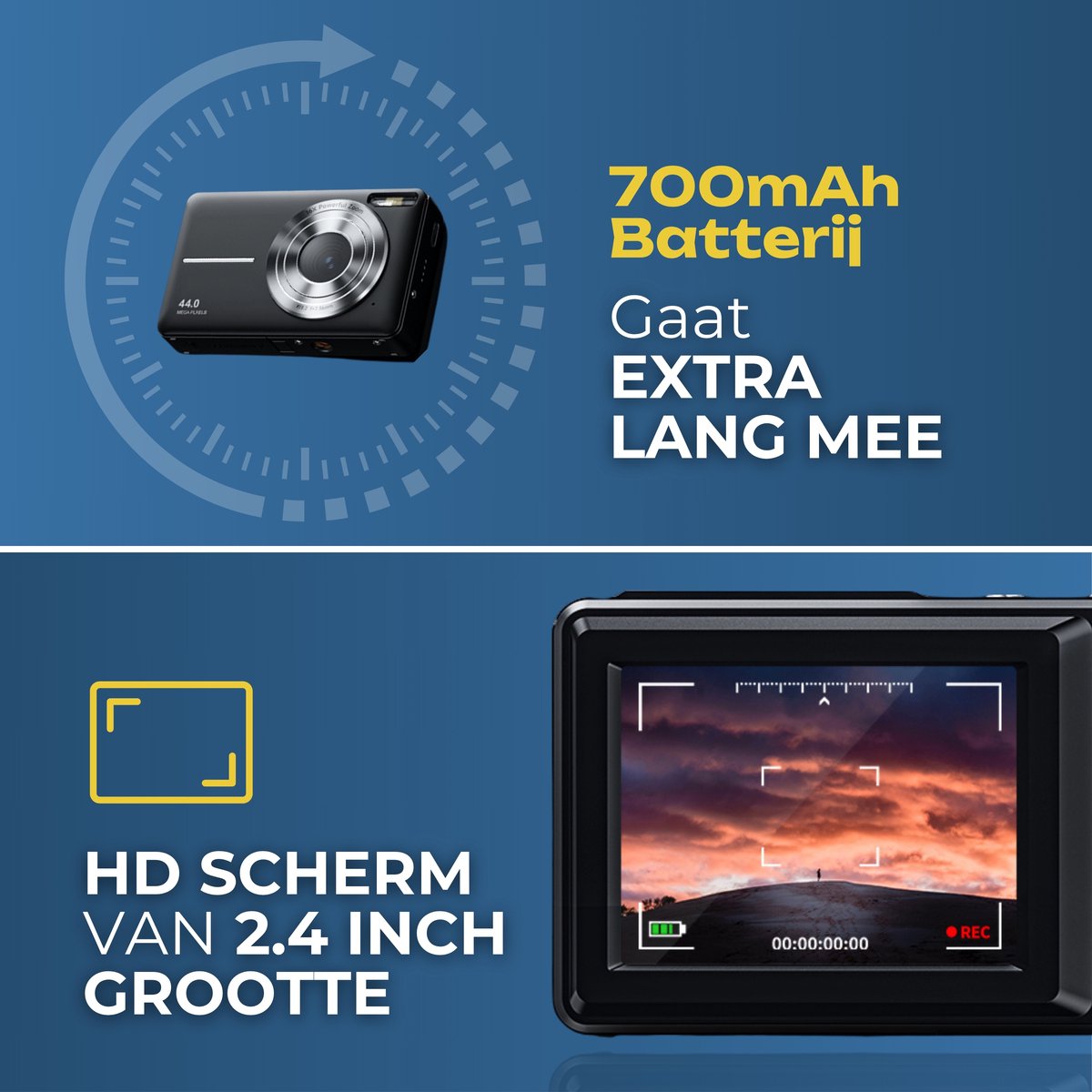 Vosoi model 2 camera met Full HD en 32GB thumbnail 4