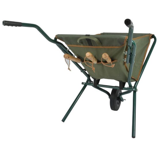Esschert Design Kruiwagen inklapbaar groen van Esschert Design — afbeelding 3