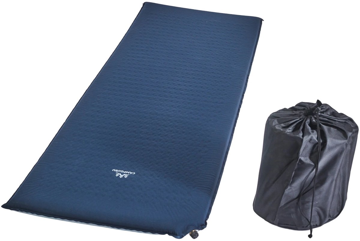 Campguru Beatle Stretch 10 - Zelfopblaasbare Slaapmat - 10 cm Dik - R-waarde 9.5 - Inclusief Draagtas