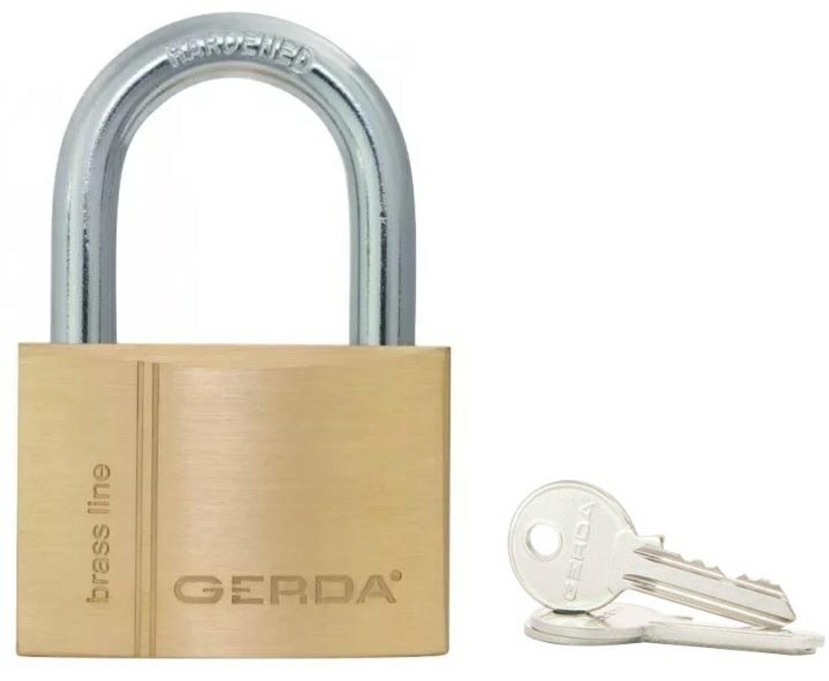 GERDA BRASS LINE S50 hangslot messing