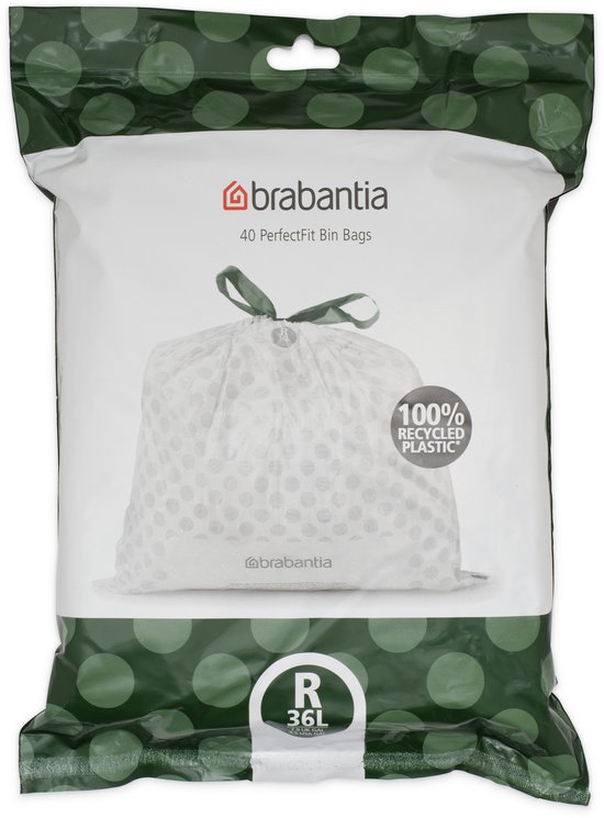 Brabantia PerfectFit Vuilniszakken - 36 l - Code R - stuks