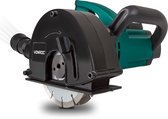 VONROC Muurfrees – Sleufmachine – 1700W – Ø150MM – Incl. 2 stuks diamantschijven & opbergtas