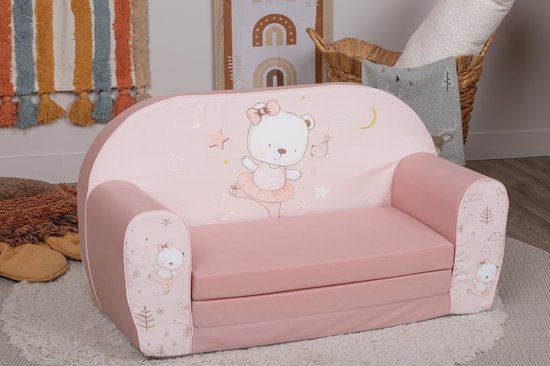 Kinderzetel Ballerina Beer Bank - Kinderfauteuil - Kinderbank - Kindersofa - Kinder fauteuil - Kinderzeteljes peuters - Kinder zetel - Kinderstoel - kinderfauteuils - Speelgoed 1 jaar - Gomoor van Merkloos — afbeelding 4