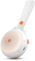 Witte Ruis Machine Baby - Slaaphulp Met Nachtlamp - 12 Geluiden & Timer - Voor Baby & Ouders - Draagbaar Geluidapparaat - Wit - USB - 1 Stuk