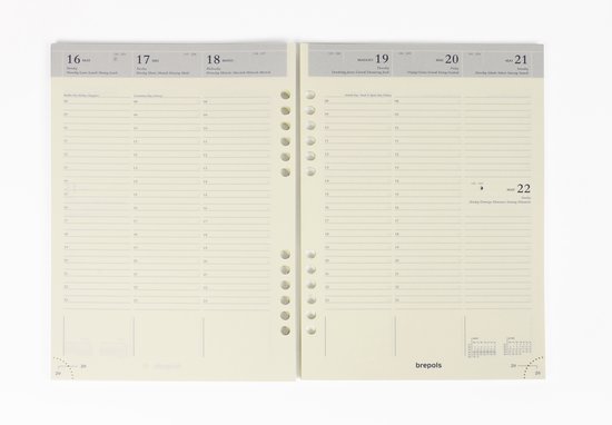 FILOFAX Agendavulling A5 Professional maandelijkse spl. (Duits) 2024