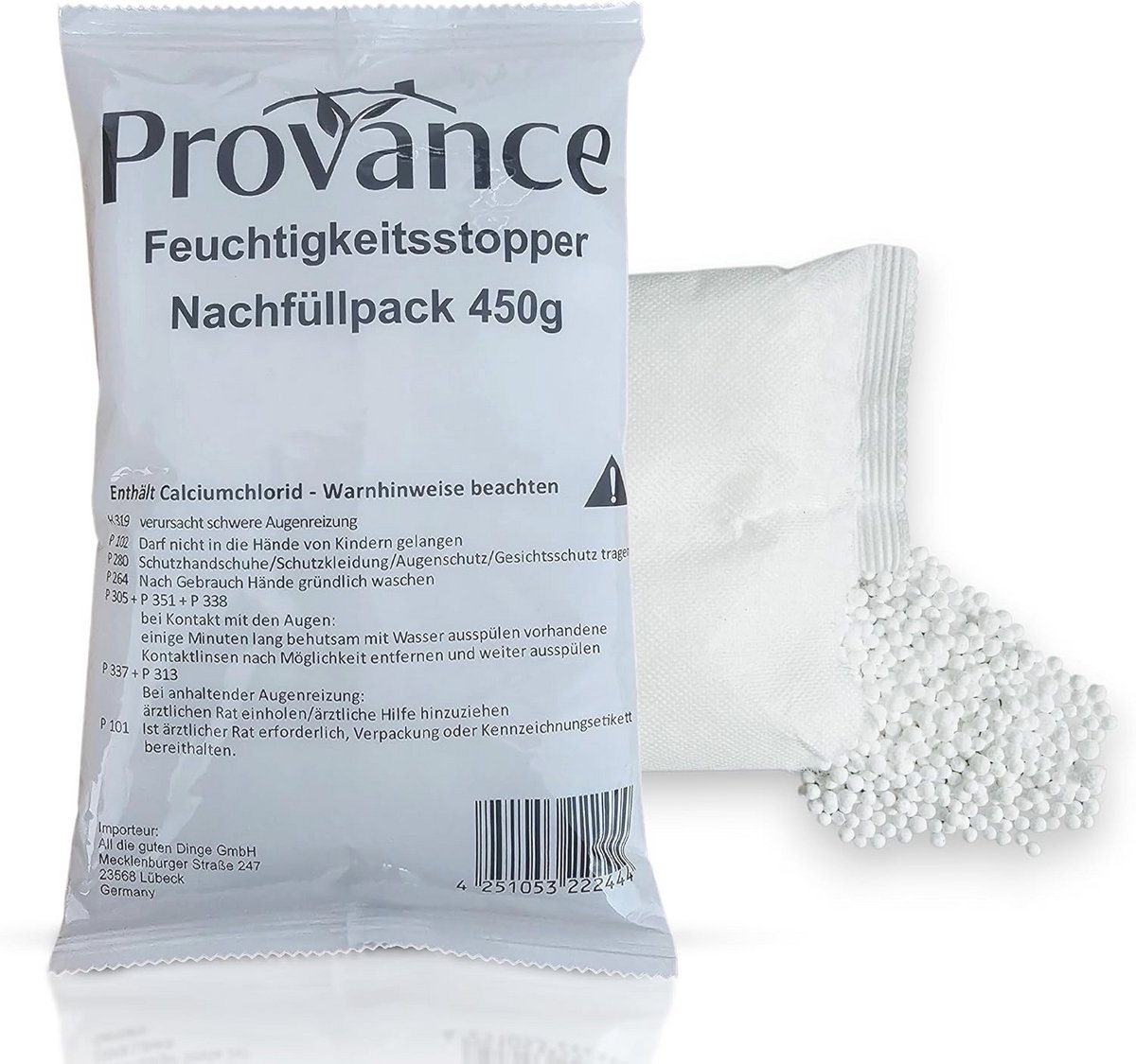 Ontvochtiger Granulaat Navulverpakking - 450g voor Schimmel- en Geurbescherming, Ideaal voor Elke Ruimte