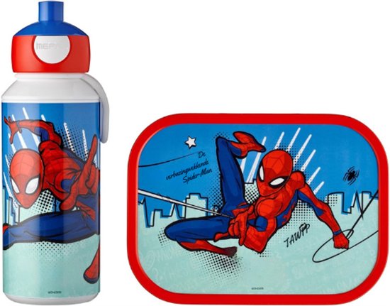 Mepal Lunchset  Pop-up Fles & Lunchbox  Campus - 400 750 Ml Broodtrommel En Drinkbeker Voor Kinderen Bento Box Pop Up Drinkfles Paw Patrol P