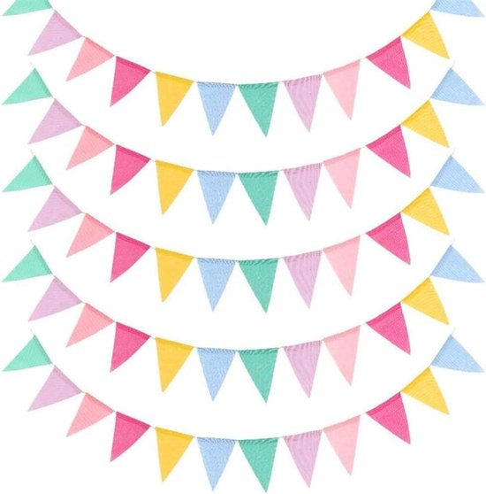 Kleurige Vlaggetjes Slinger Voor Feesten
