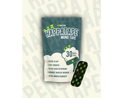 HappaTape™ mondtape - Diepere Slaap - Anti Snurken - Betere Mondgezondheid - Hypoallergene lijm - Mouth tape - Mond Tape - Geen verstopte neus meer - 30 stuks