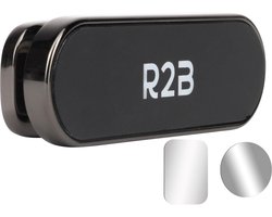 R2B Magnetische Telefoonhouder Auto - 360° Rotatie en Kantelbaar - Dashboard/Console - Telefoonhouders Auto - Gsm Houder Auto - Mobiel Houder Auto - Autohouder - Telefoon Houder - Auto Telefoonhouder - Phone Holder Car