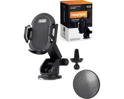 R2B Telefoonhouders Auto Zuignap + Dashboardpad - Raam/Dashboard/Ventilatie - Telefoonhouder Auto - Gsm Houder Auto - Autohouder - Mobiel Houder Auto - Telefoon Houder - Auto Telefoonhouder - Phone Holder Car