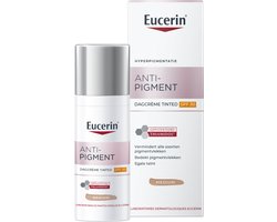 Eucerin Medium Tinted Anti-Pigment Dagcreme voor Vrouwen - Pigmentvlekken verwijderen - Thiamidol - Skincare - SPF 30 - 50ml