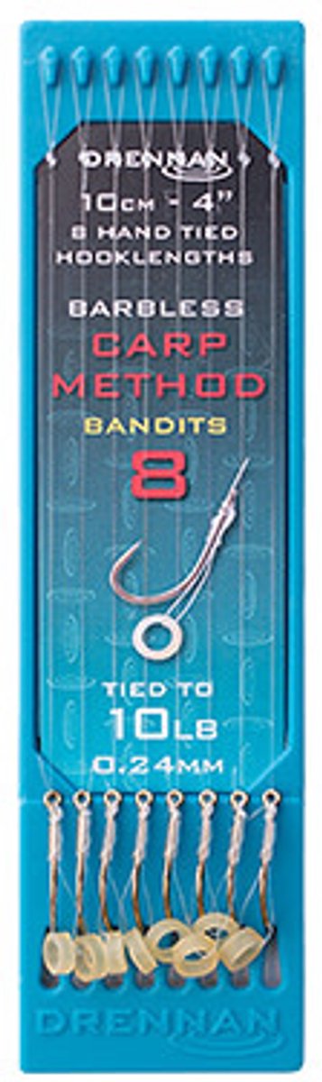 Drennan Carp Method Bandit 10cm Barbless (8 pcs) - Maat : 8