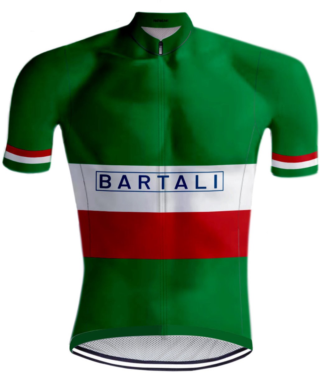 Retro Wielershirt Gino Bartali REDTED - S